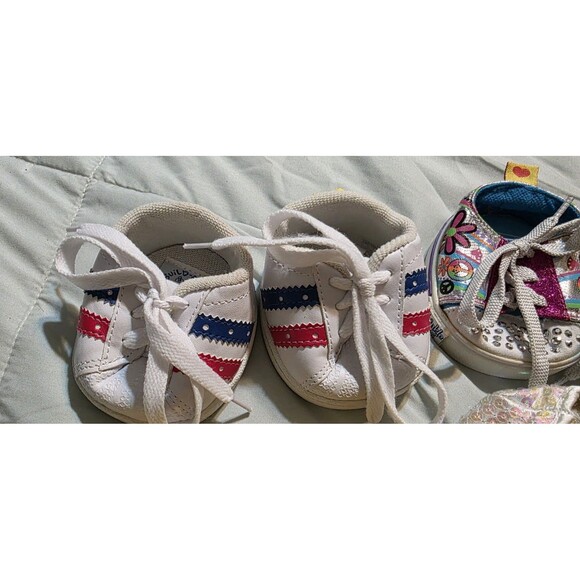 Build-A-Bear BABW Vintage 2009, 2010, 2011 Shoes Lot Of 5 - Picture 3 of 8